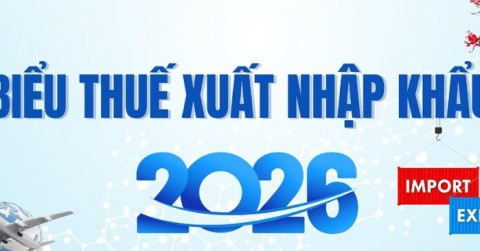 BIỂU THUẾ XUẤT NHẬP KHẨU 2026 MỚI NHẤT