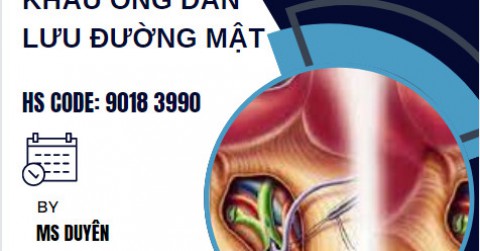 THỦ TỤC NHẬP KHẨU ỐNG DẪN LƯU ĐƯỜNG MẬT