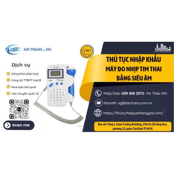 Máy đo nhịp tim thai bằng siêu âm