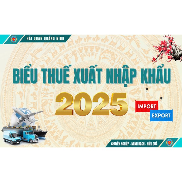 BIỂU THUẾ XUẤT NHẬP KHẨU 2025 MỚI NHẤT